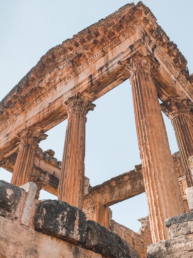 Visiting Dougga Roman Ruins in Tunisia